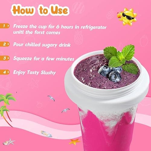 RELPOM Slushie Cup, Funny Slushy Maker Cups, Cool Stuff Things Gadgets, Stocking Stuffers White Elephant Gifts Party Favors, Christms Classroom Gifts and Prizes for Boys Girls Teens Students thumbnail 3