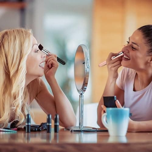 2 Stück Make Up Pinsel, Foundation Pinsel, Professioneller Makeup Pinsel für Foundation & Concealer, Dichten Synthetischen Borsten, Pinsel Makeup für Flüssige, Cremige oder Pudrige Make-Up thumbnail 7