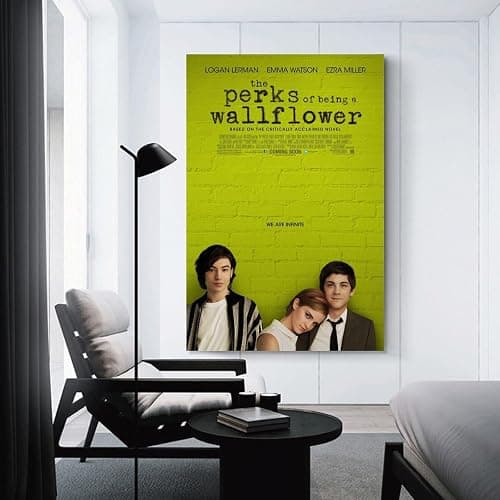 The Perks of Being A WallFlower Movie Poster Canvas Art Posters for Room Aesthetic And Wall Art Picture Living Room Decor Poster 08x12inch(20x30cm) Unframe-style thumbnail 3