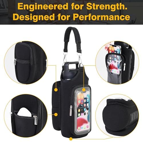 Magnetic Gym Bag for Men & Women - Water Bottle Holder, Crossbody Strap, Touchscreen Pocket & Creative Storage - Perfect for Gym, Running, Travel & Fitness Essentials thumbnail 8