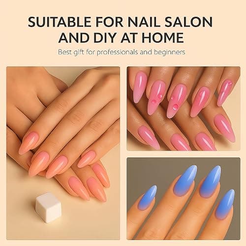 150PCS Nail Sponges for Ombre Nail Art with 1 Grab Pen – Gradient Nail Art Tool Set with Storage Case – DIY Nail Design Accessories for Salon & Home Use thumbnail 6