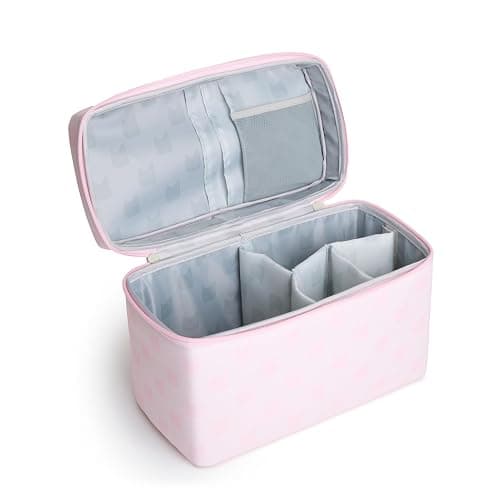 Tonies All-in-One Travel Bag - Sturdy Hard Case for Toniebox 2, Tonieplay Controller, Headphones, and 4 Figurines - Cloud Pink thumbnail 5