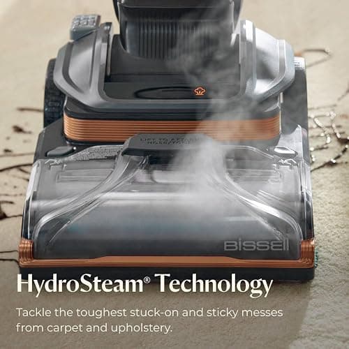 BISSELL Revolution HydroSteam Pet Carpet Cleaner, 3432 | HydroSteam technology; 2-in-1 pet upholstery tool; cleaning formulas included; upright deep cleaner thumbnail 2