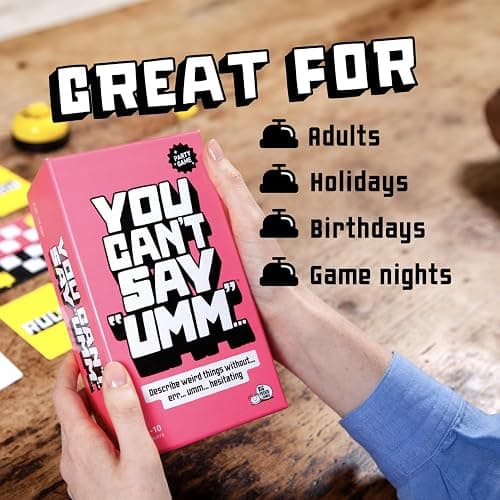 Big Potato You Can't Say UMM – Fast-Paced Word Game, 2-20+ Players | Describe word cards without saying umm, bonus content included, learn in 60 seconds, great for family game night & gifting thumbnail 6