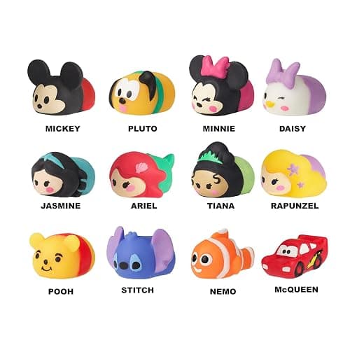 JA-RU Mochi Squishys Toys Mini Squishies Disney Squishies (12 Pack of 2 Assorted) Party Favors for Kids Adults Stress Relief Toy Treasure Box Prize, Classroom Prizes Easter Egg Fillers. 7826-12 thumbnail 2