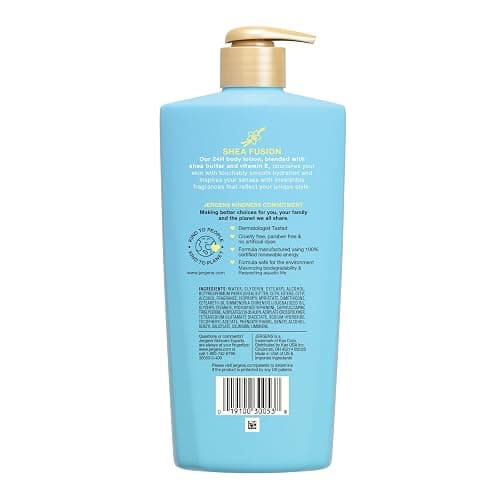 Jergens Shea Fusion Vanilla Crush Body Lotion, Moisturizer with Shea Butter & Vitamin E, 14 Fl Oz thumbnail 8
