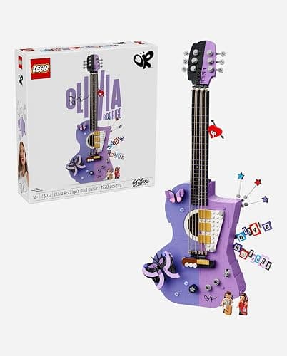 LEGO Editions Olivia Rodrigo's Dual Guitar 43031 | Collectible Building Toy for Teens, Ages 14+, Olivia Rodrigo Minifigure, Bedroom Decor, 1228 pieces, Gift for Birthdays thumbnail 7
