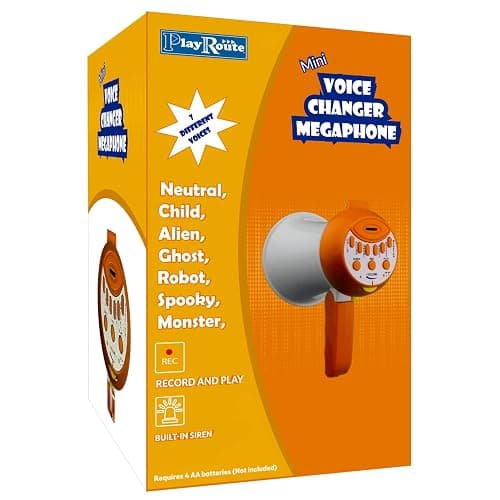 Megaphone for Kids - Cool Voice Changer Toy for Kids - Record & Play and Siren - Ideal Gift for Boys & Girls Ages 5-6-7-8+ Years old - Voice Changing Device - Cool Outdoor Toys Gift Ideas for Kid thumbnail 7