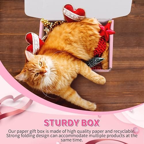 Spakon 50 Packs Shipping Boxes Cardboard Corrugated Mailer Packaging Boxes for Small Business Cute Small Box Cardboard Carton Box Mailers for Packaging Product(Pink,6 x 4 x 1.6 Inches) thumbnail 6