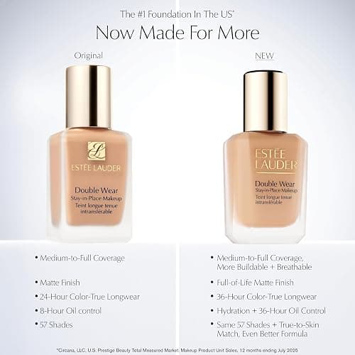 Estée Lauder Double Wear Stay-in-Place Foundation Makeup | Long-Wear Matte Foundation, 1 Fl Oz thumbnail 5