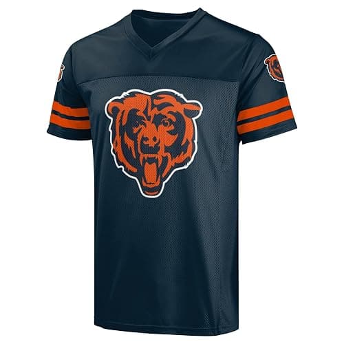 FOCO NFL Men's Officially Licensed Primary Logo Wordmark Game Day Football V-Neck Top thumbnail 2