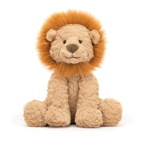 Jellycat Fuddlewuddle Lion Stuffed Animal, Medium 9 inches - Big Cat Plush Toy - Classic Children's Gift thumbnail 5