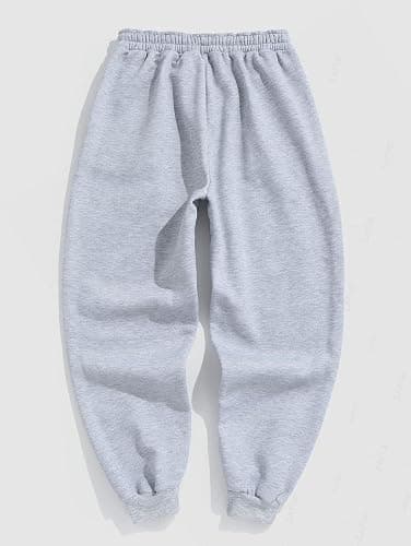 ZAFUL Men's Graphic Sweatpants Drawstring Casual Joggers Pants Baggy Straight Gym Running Workout Pants with Pocket thumbnail 3