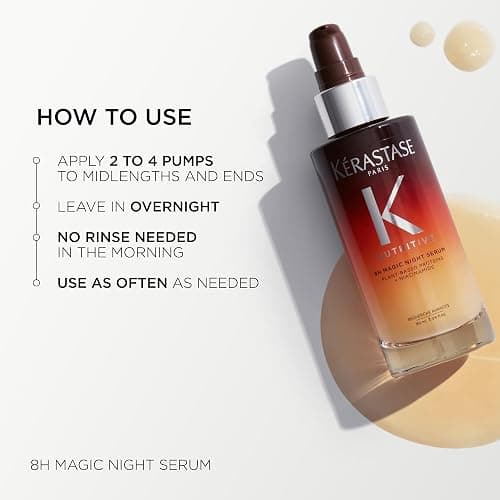 Kerastase Nutritive 8H Magic Night Serum - Overnight Treatment for Dry Hair, Enhances Shine, With Plant-Based Proteins thumbnail 5