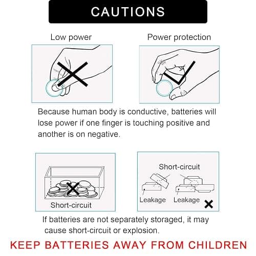 CELEWELL CR1220 5-Pack 3V Lithium Battery 40mAh for LED Light/Bracelet/Flashlight【5-Year Warranty】 thumbnail 6