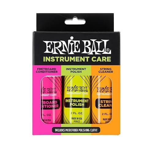 Ernie Ball Guitar Polish, Fretboard Conditioner, and String Cleaner with Polish Cloth - Image 1