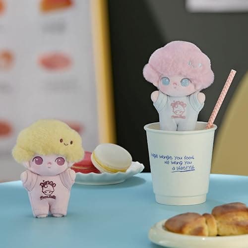 POP MART DIMOO Crush on Coffee Series-Soft-faced Plush Keychain Blind Box, Random Design Action Figures Collectible Toys Home Decorations, Single Box thumbnail 2