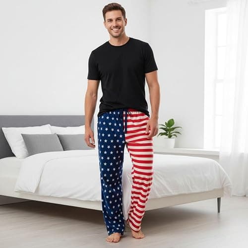 #followme Microfleece Men’s Pajama Pants Holiday Prints thumbnail 8