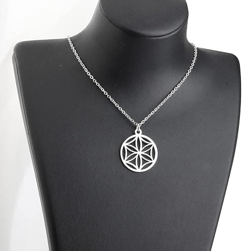 Lywjyb Birdgot Flower Of Aphrodite Necklace Goddess of Love Symbol Necklace for Men Women thumbnail 5
