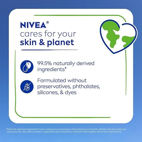 NIVEA Moisture Lip Care, Hydrating Lip Balm with Shea Butter, Nourishing Oils and Vitamin C & E, 3-in-1 Moisture, Repair and Nourish, 0.17 Oz Stick, Pack of 4 thumbnail 10
