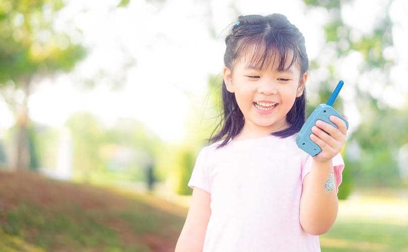eKids Stitch Walkie Talkies for Kids, Static Free Extended Range Indoor and Outdoor Toys Designed for Fans of Stitch Toys thumbnail 3