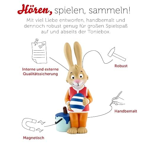 tonies Hörfiguren für Toniebox, Rolf Zuckowski – Rolfs Hasengeschichte, Oster-Hörbuch mit Liedern für Kinder ab 4 Jahren, Spielzeit ca. 40 Minuten thumbnail 3
