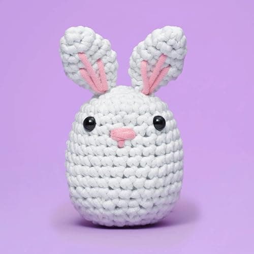The Woobles Crochet Kit for Beginners - Easy Arts and Crafts Knitting & Crochet Animals Kit As Seen On Shark Tank - JoJo The Bunny thumbnail 3