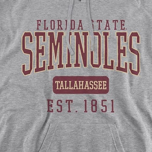 Florida State University Official Est. Date Unisex Adult Pull-Over Hoodie thumbnail 3