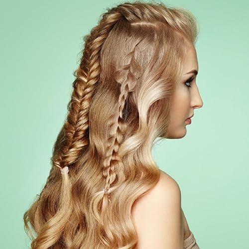 Hicarer 1000 pcs Mini Rubber Hair Bands 1/2" Soft Elastic Bands for Woman Hair Braids Ponytails & Beards Small Dreadlocks, Wedding Hairstyle and More(1.5 cm,Clear) thumbnail 6