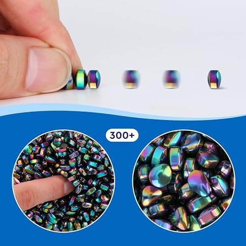 DYRDM 300+ Original Ferrite Putty Colorful, Fidget Toy Ferrite Stones for Stress Relief, Sensory Toy for Adults & Teens 14+, Holiday Stocking Stuffer, Ferrite Rocks Fidget Present for Office thumbnail 4