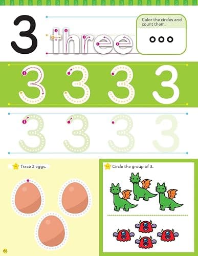 Play Smart Wipe-Clean Workbook: Ages 2-4: Tracing, Letters, Numbers, Shapes thumbnail 8