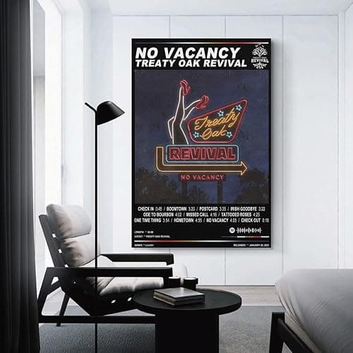 Treaty Oak Revival No Vacancy Canvas Poster Bedroom Decoration Landscape Office Valentine's Birthday Gift Unframe-style08x12inch(20x30cm) thumbnail 3