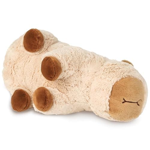 Riuhot Cute Capybara Plush Pillows Kawaii Soft Capybara Stuffed Animals Capybara Plushie Birthday for Kids(9in) thumbnail 4