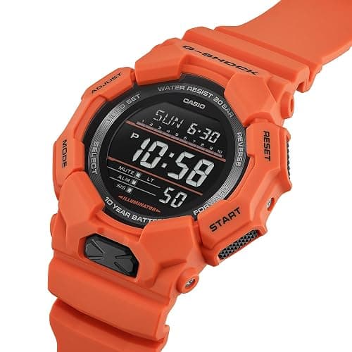 Casio G-Shock Red Orange Digital 10 Year Battery Watch GD-010-4 thumbnail 3