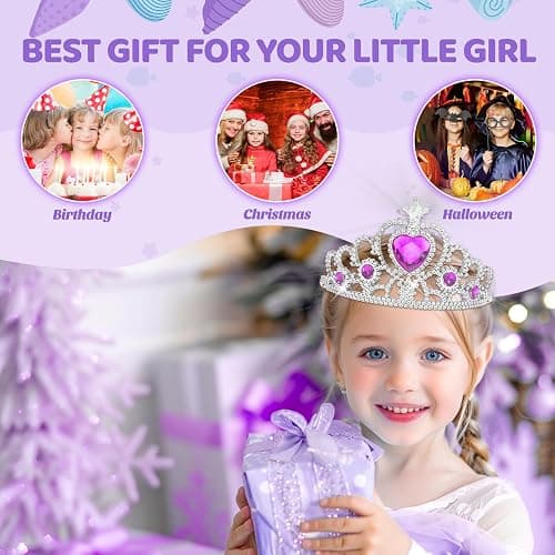 INNOCHEER Pretend Makeup for Toddlers Toys, Fake Makeup Mermaid Toys for Girls Purse, Toddler Makeup Kit Pretend Play Makeup Toys, Toy Mermaid Makeup for Kids, Gifts Toys for 3 4 5 6 7+ Year Old Girls thumbnail 7