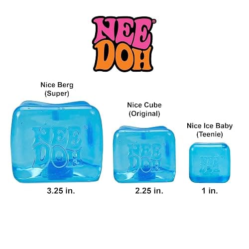 Schylling Nice Cube Nee Doh Stress Ball - Sensory Toys, Needoh Fidget Toys, Anxiety & Stress Relief, Sensory Balls, Non-Toxic Dough Material thumbnail 9