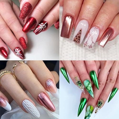 Fcozpjk 24 Colors Chrome Nail Powder Set Metallic Mirror Effect for Nails | Gold Silver Pink Chrome Nail Powder White Pearl Iridescent Multichrome Powder for Nails Rubbing Pigment Manicure Supplies thumbnail 7
