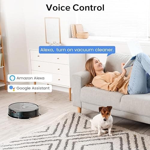 ROPVACNIC Robot Vacuum Cleaner Robot Vacuum and Mop Combo with 5200Pa Suction, Personalized Cleaning Adjustments, Self-Charging Robotic Vacuum Cleaner, Advanced Obstacle Avoidance thumbnail 6