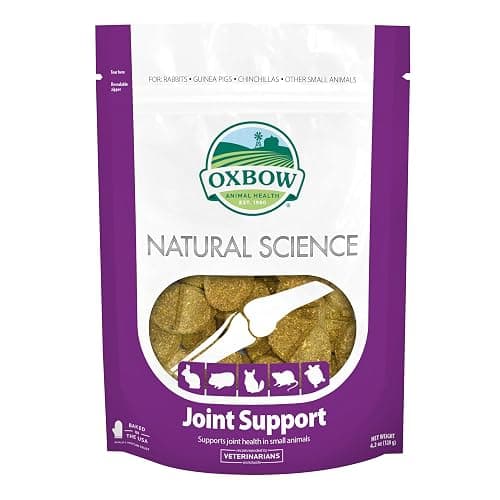 Oxbow Natural Science Joint Support, Anti Inflammatory Supplement for Rabbit & Guinea Pig, Oxbow Timothy Hay, Made with Glucosamine, Turmeric, & Yucca, Made in USA, 4.2 oz Bag - Image 1