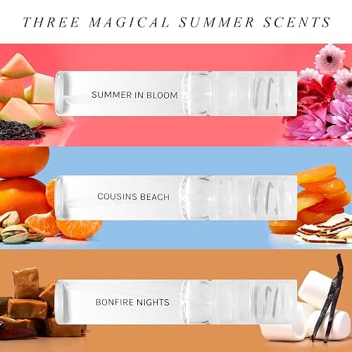 Just Juice - The Summer I Turned Pretty Mini Perfume Set - 3 Perfumes for Women and Men - Cousins Beach, Bonfire Nights, Summer in Bloom - 3 pc thumbnail 2