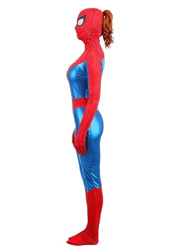 Marvel Spider-Man Zentai Suit Women's Costume, Superhero Full Body Jumpsuit with Mask thumbnail 3
