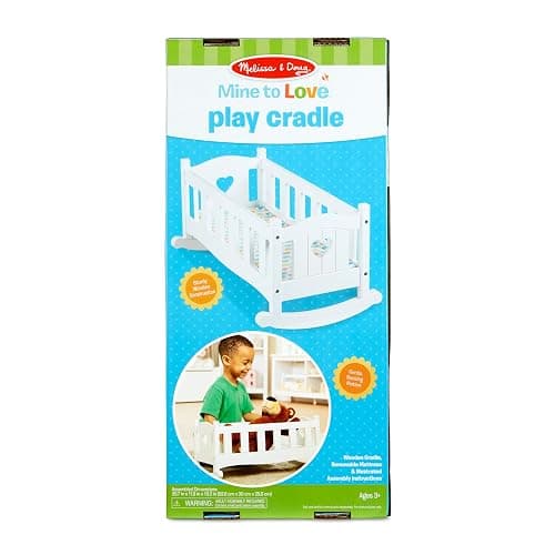 Melissa & Doug Mine to Love Wooden Play Cradle thumbnail 6