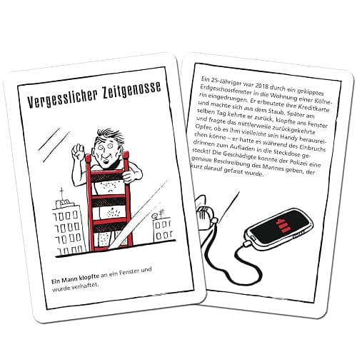 moses. Black Stories Epic Fails - 50 Puzzles con Casos Reales en Torno a desventuras absurdas, Juego de Cartas con Variante de Juego y fichas de puntuación, Juego de Rompecabezas para Adolescentes y thumbnail 4
