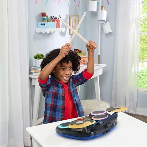 VTech Kidi Star Drum Pad, Black thumbnail 5
