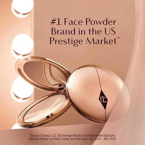 Charlotte Tilbury Airbrush Flawless Finish Setting Powder - Pore-Blurring Pressed Powder for Face Makeup to Minimize Shine with a Soft-Focus Finish thumbnail 5