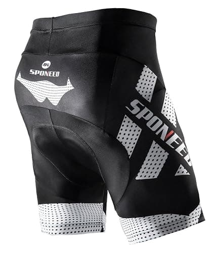 sponeed Men's Cycling Shorts Padded Bicycle Riding Pants Bike Biking Clothes Cycle Wear Tights thumbnail 5