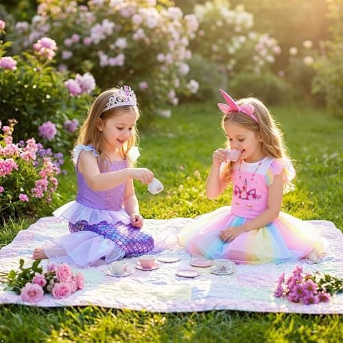 Meland Princess Dress Up Trunk for Girls 3-8, Toys Gift Set for Holidays thumbnail 8