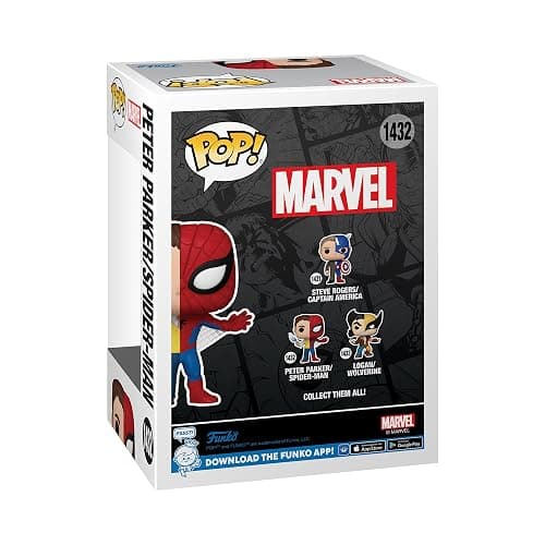 Funko Pop! Marvel: Split - Spider-Man - Spider/Parker​ - Marvel Comics - Collectable Vinyl Figure - Gift Idea - Official Merchandise - Toys for Kids & Adults - Comic Books Fans thumbnail 3