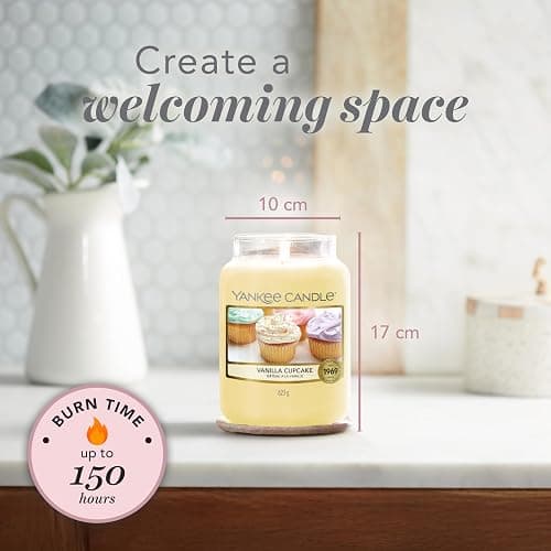 Yankee Candle Scented Candle | Vanilla Cupcake Large Jar | Long Burning Candles: up to 150 Hours | Perfect Gifts for Women thumbnail 2
