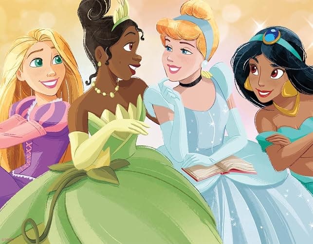 Ceaco - Disney Princess Collection - 5 Pack, 300-750 Piece Jigsaw Puzzles | Official Art, Made in USA, Recycled Board, Finished Size 21 x 15 in, Includes Poster, Frameable Art, Giftable thumbnail 5